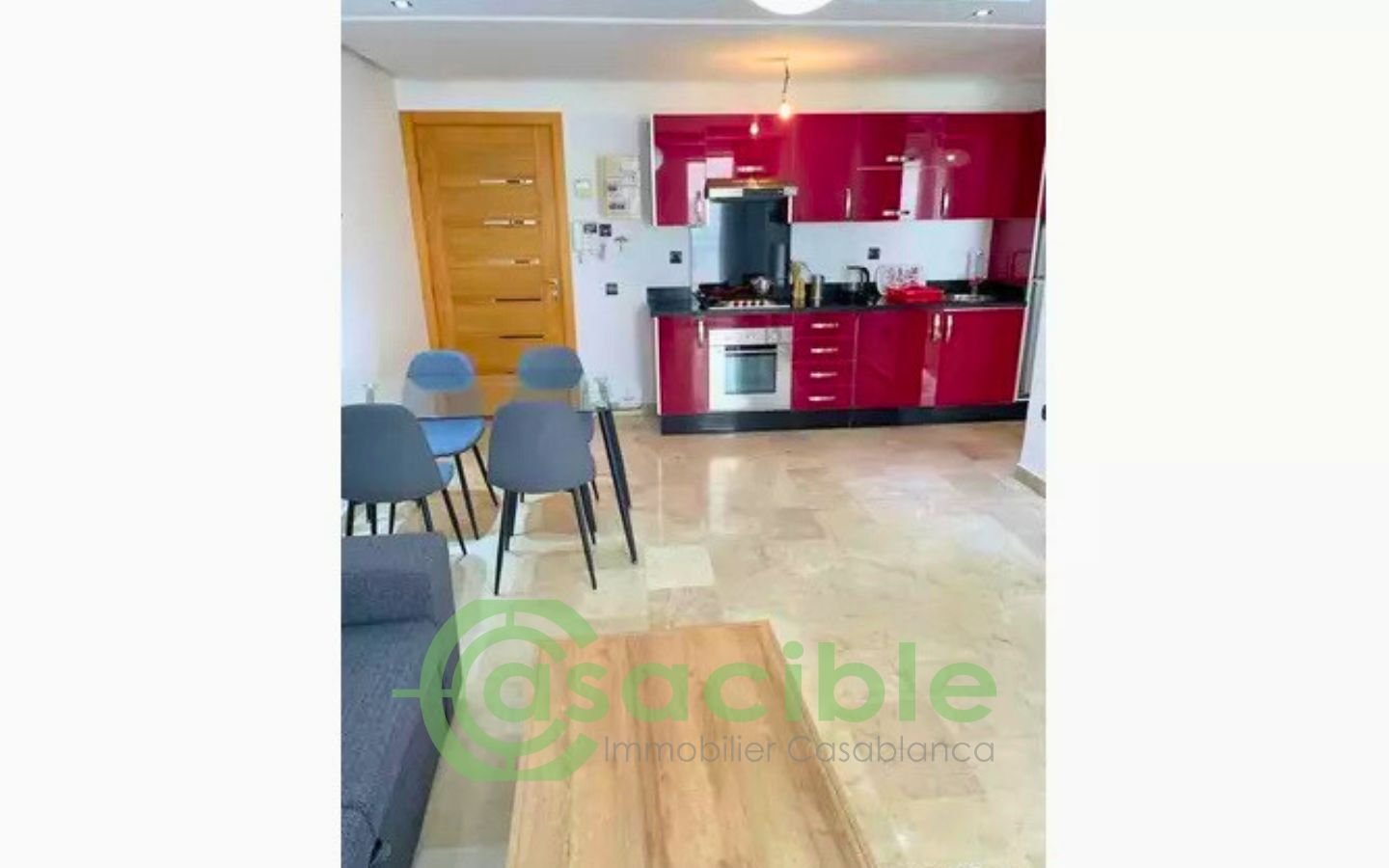 Location Studio Meublé à Racine Casablanca (2)