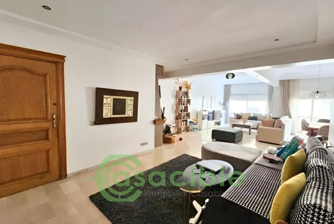 Location Appartement Vide Haut Standing 150 m² à Les Princesses Casablanca
